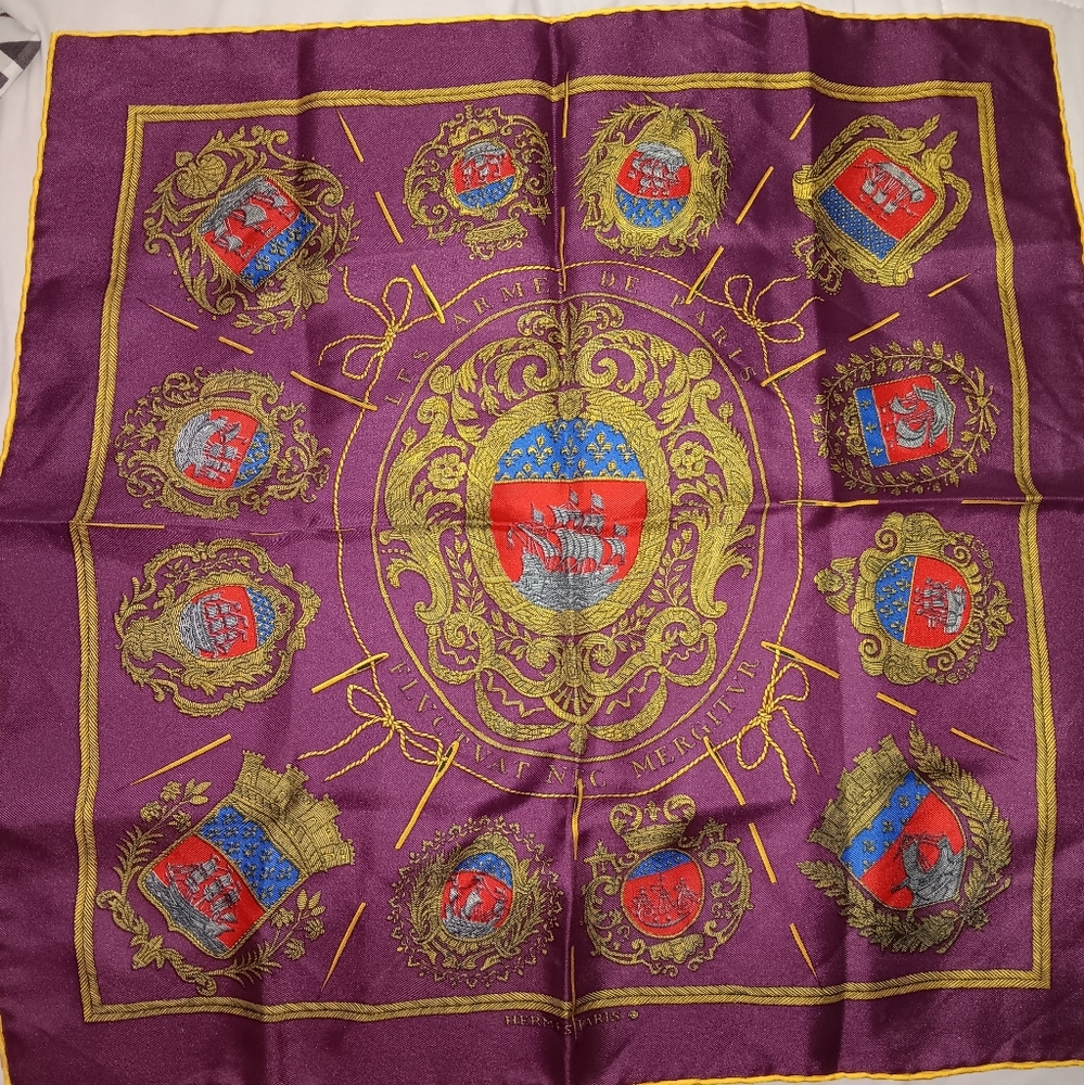 Hermes Vintage Silk Scarve Scarf
